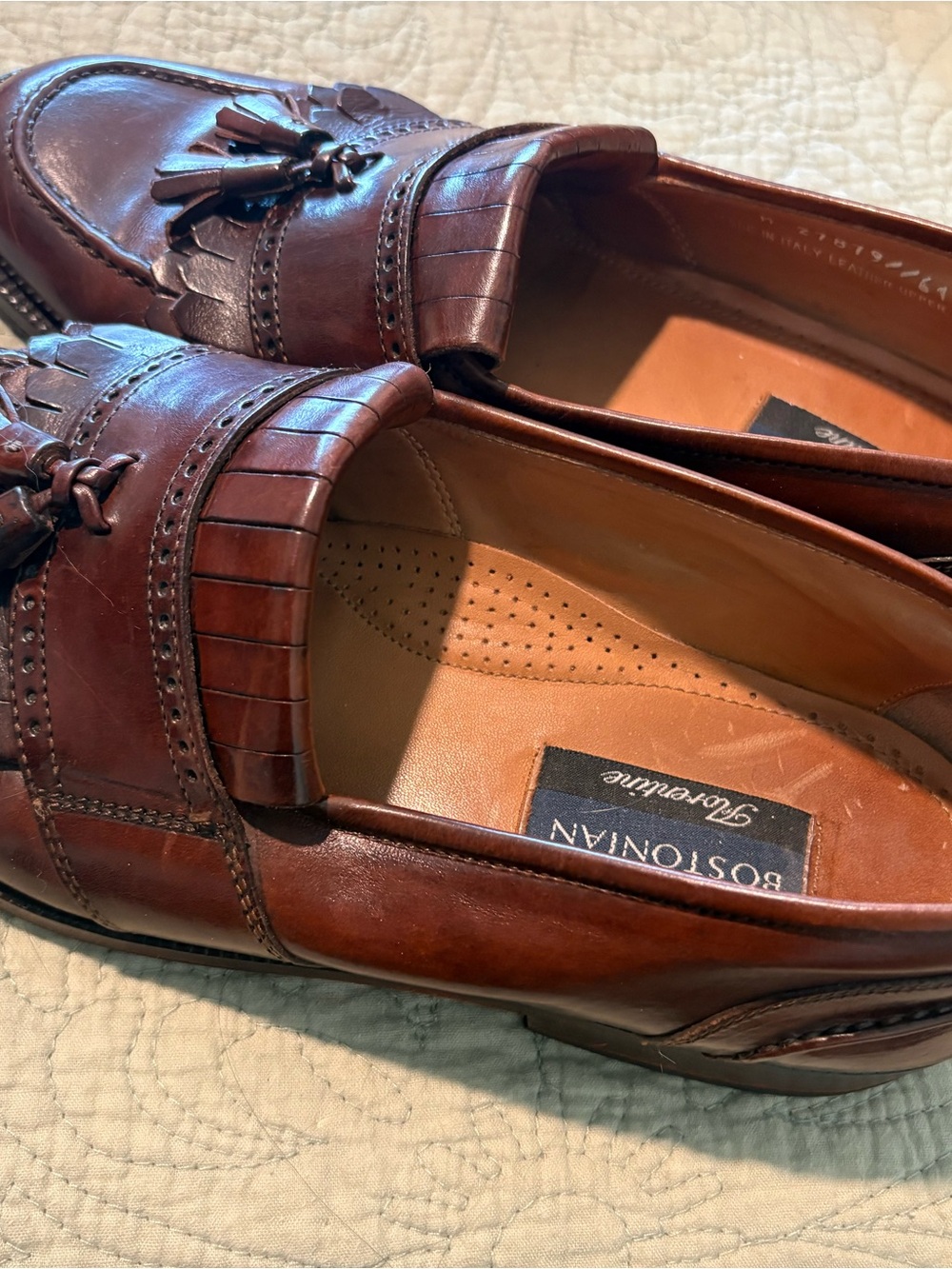 Bostonian Men’s Tassel Penny Loafers